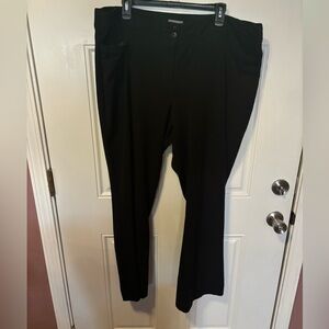 Maurice’s black slacks